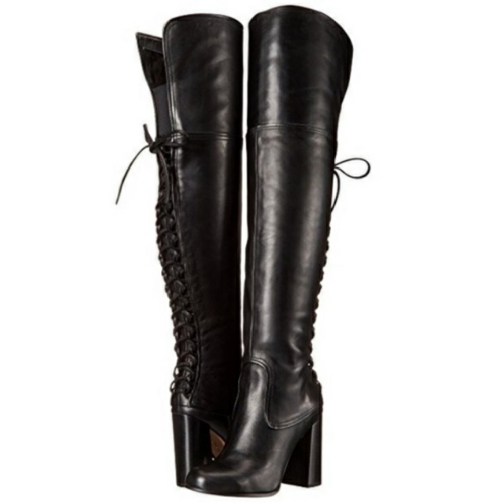 Vince Camuto Tolla Over the knee Lace up Boots